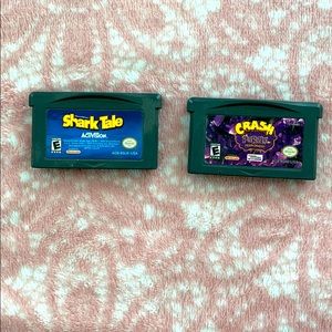 Shark Tale & Crash Bandicoot Gameboy Game